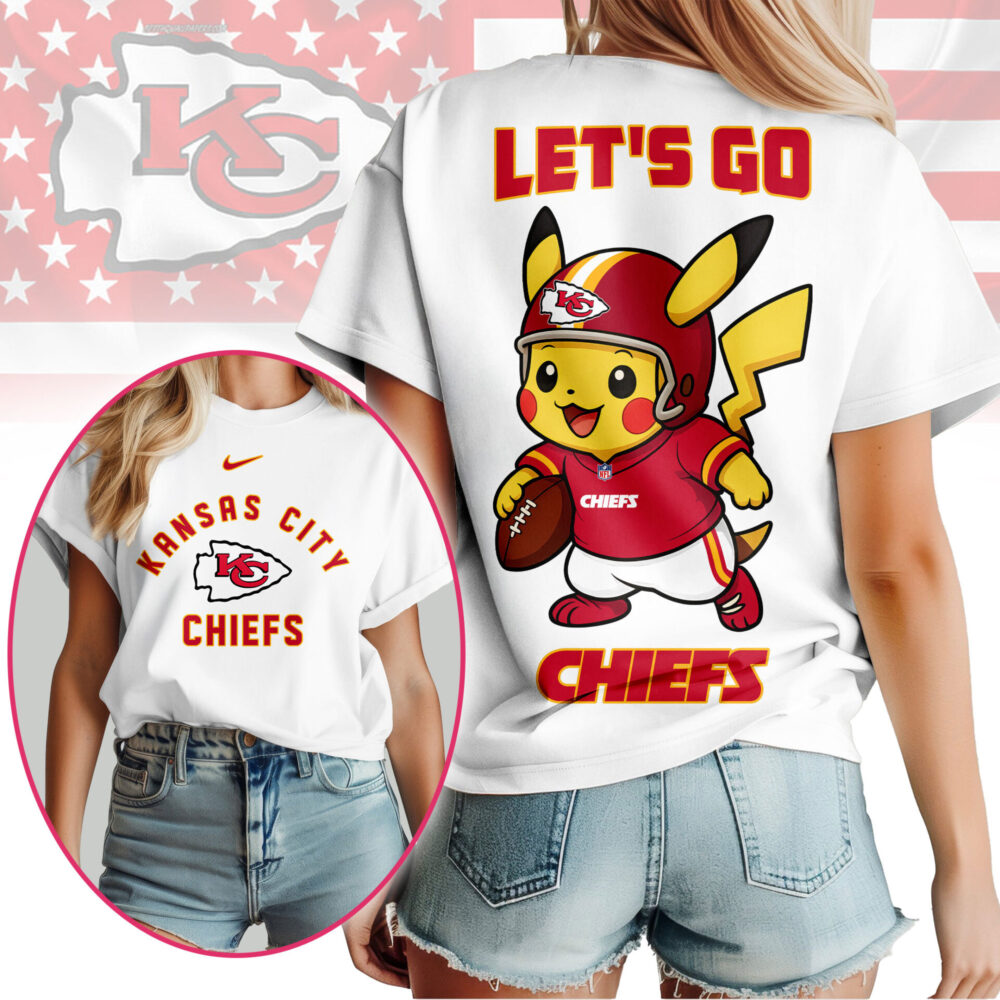 Kansas City Chiefs | Premium NFL Pokemon Fan 3D Shirt NY