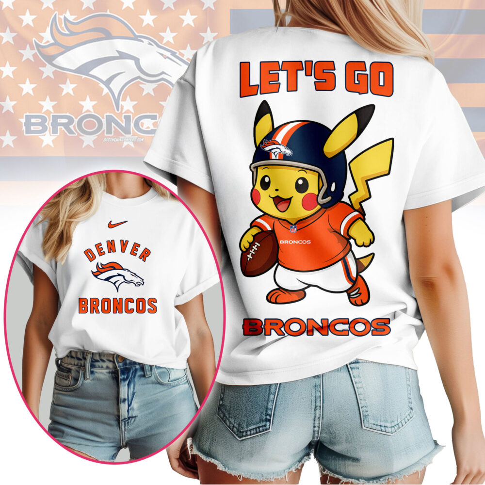 Denver Broncos | Premium NFL Pokemon Fan 3D Shirt NY