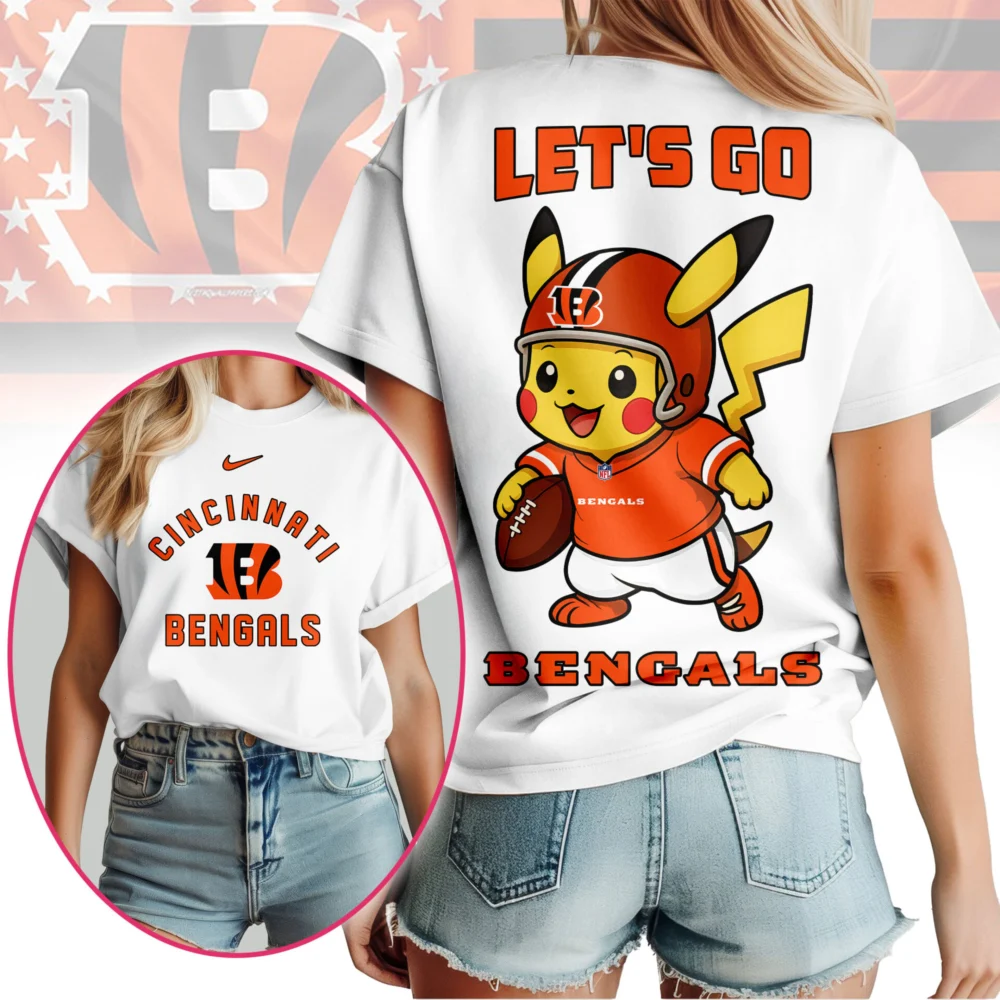 Cincinnati Bengals | Premium NFL Pokemon Fan 3D Shirt NY