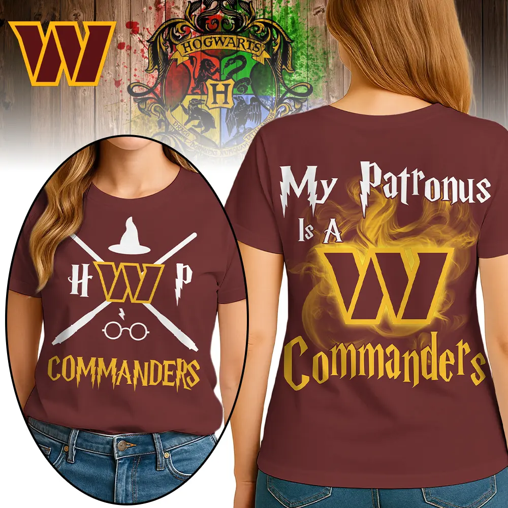 Washington Commanders | Premium NFL and Harry Potter Fan Shirt HI