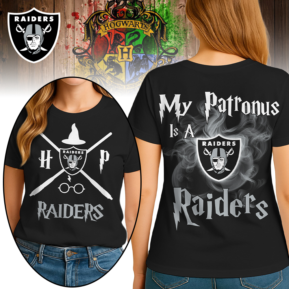 Las Vegas Raiders | Premium NFL and Harry Potter Fan Shirt HI