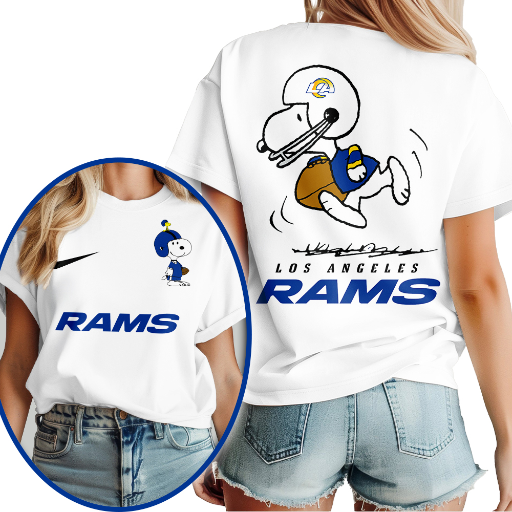 Los Angeles Rams | Premium NFL x Peanuts 3D Shirt HI