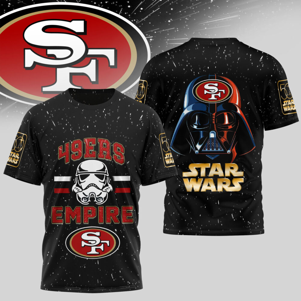 San Francisco 49ers | Premium NFL x Star Wars 3D Shirt TD