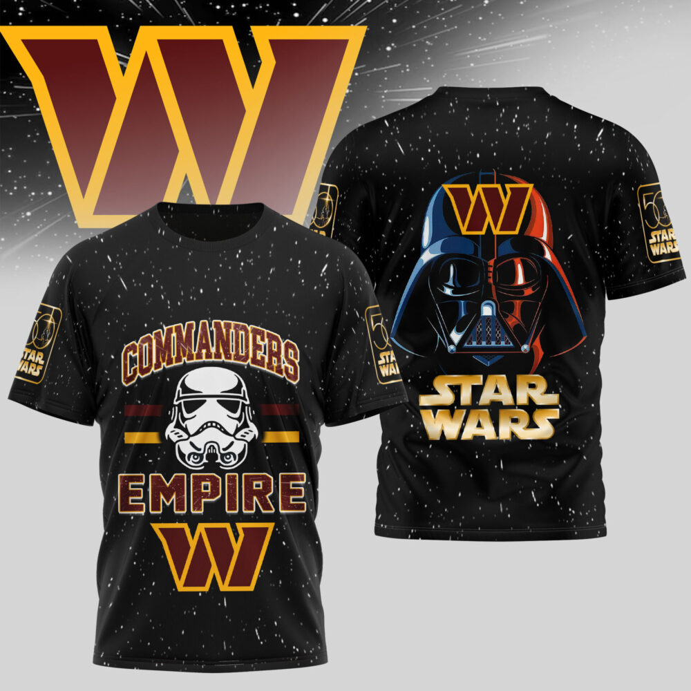 Washington Commanders | Premium NFL x Star Wars 3D Shirt TD