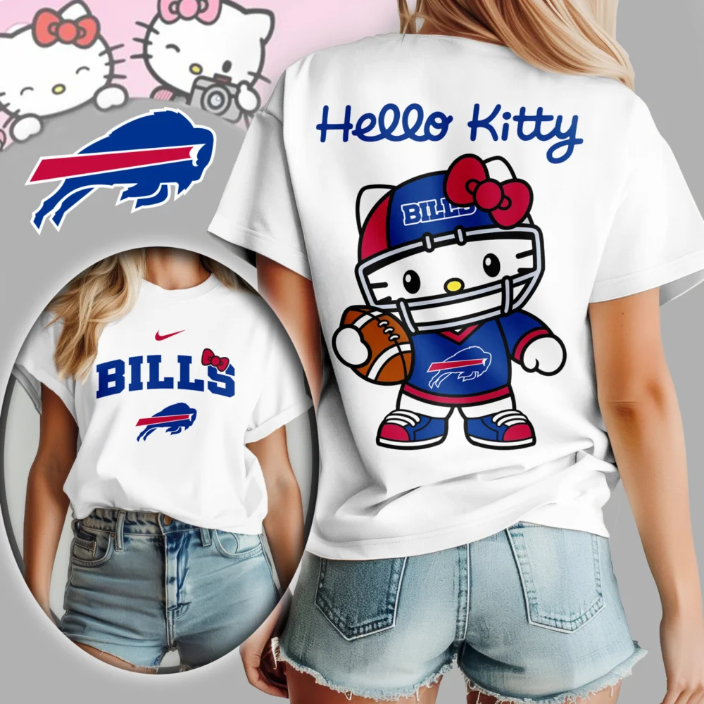 Buffalo Bills | Premium NFL Hello Kitty 3D Shirt TD