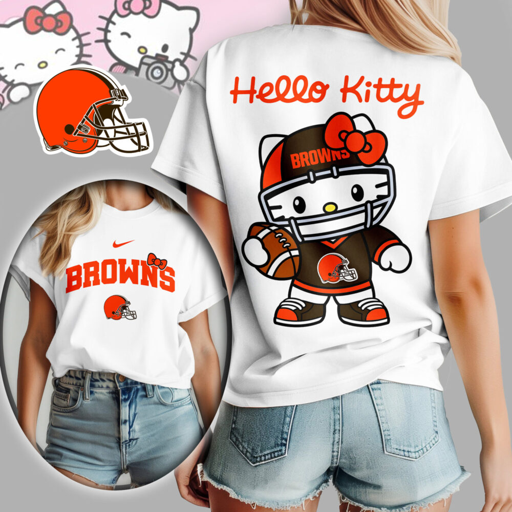 Cleveland Browns | Premium NFL Hello Kitty Women Shirt TD