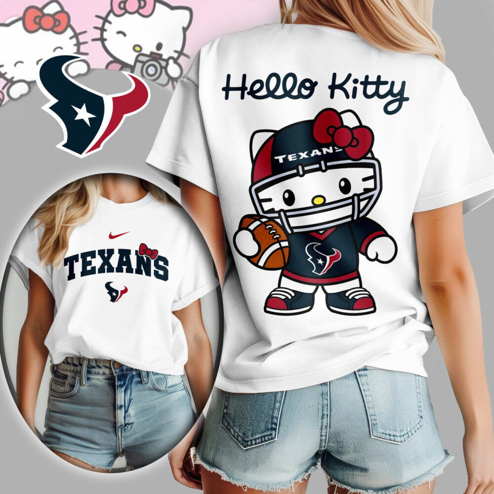 Houston Texans | Premium NFL Hello Kitty Women Shirt TD