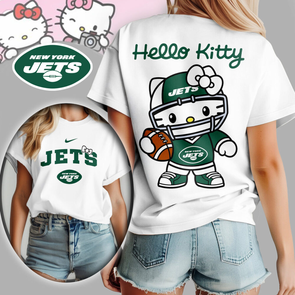 New York Jets | Premium NFL Hello Kitty 3D Shirt TD
