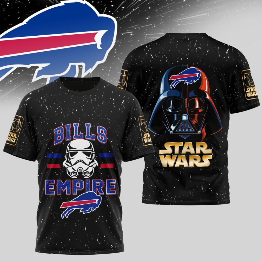 Buffalo Bills | Premium NFL x Star Wars 3D Shirt TD