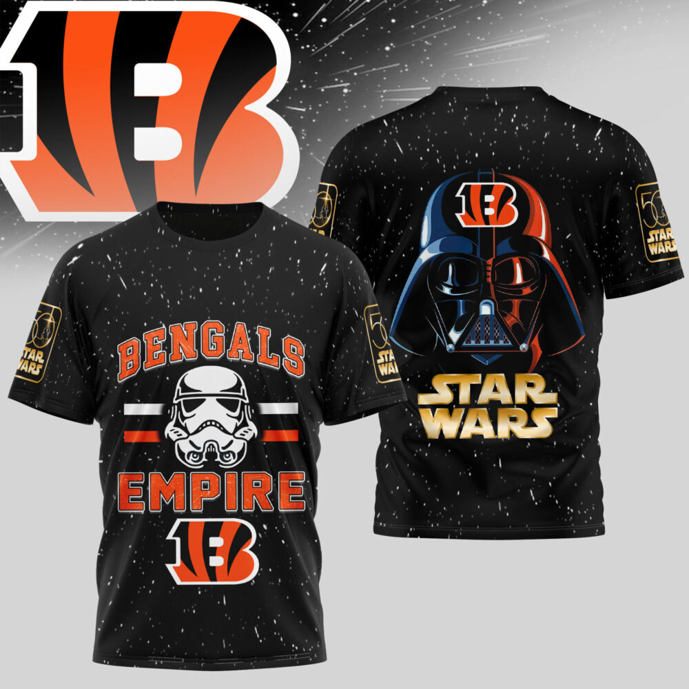 Cincinnati Bengals | Premium NFL x Star Wars 3D Shirt TD