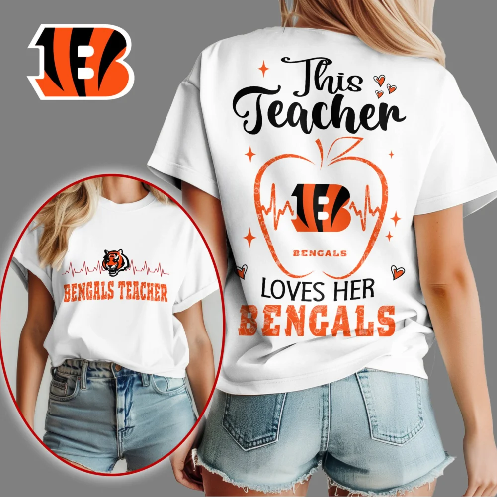 Cincinnati Bengals | Premium Teacher Appreciation Month Women Shirt NY