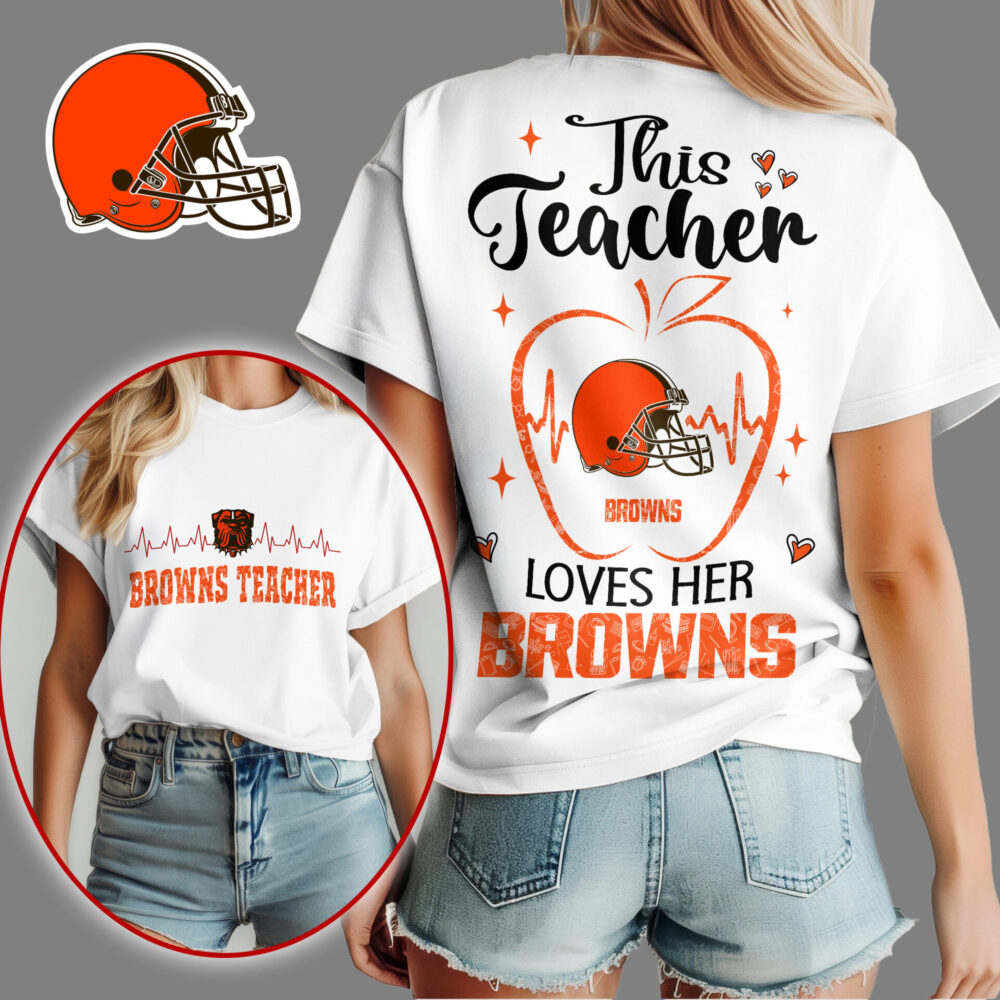 Cleveland Browns | Premium Teacher Appreciation Month Women Shirt NY