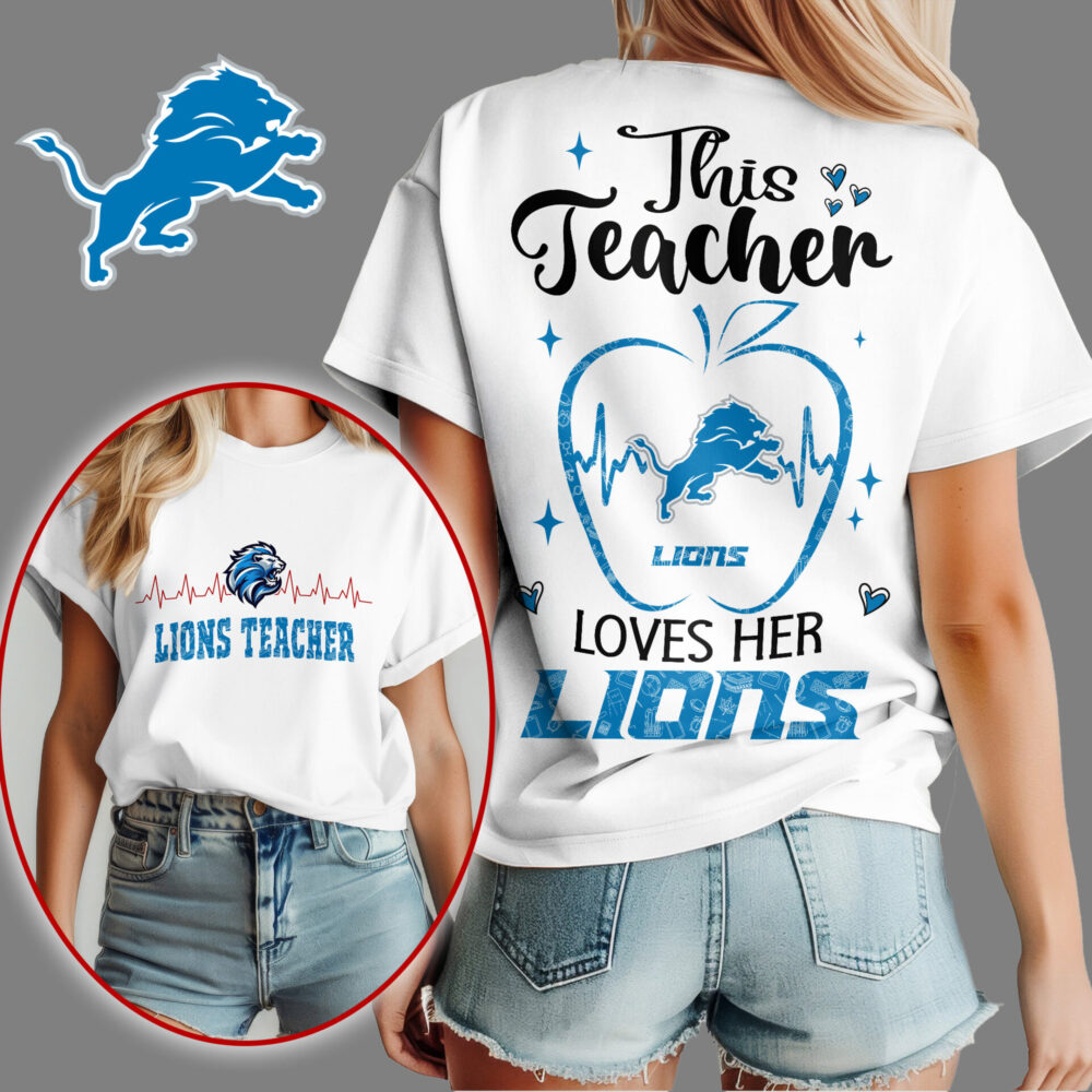 Detroit Lions | Premium Teacher Appreciation Month Women Shirt NY