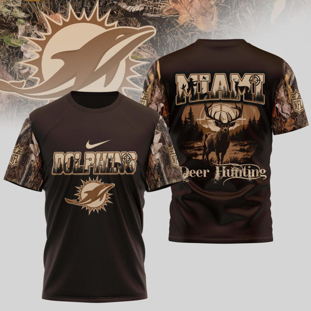 Miami Dolphins | Premium NFL Deer Hunting 3D Shirt TD