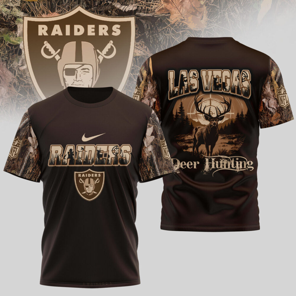 Las Vegas Raiders | Premium NFL Deer Hunting 3D Shirt TD