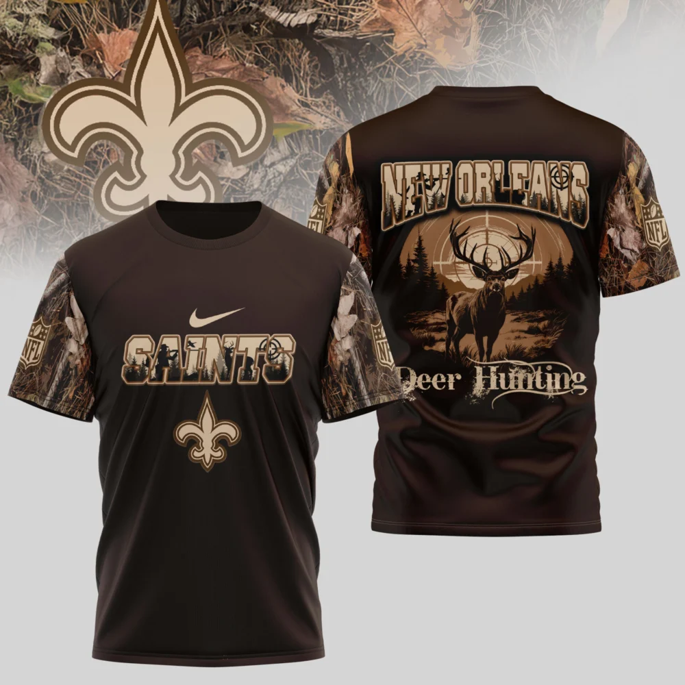 New Orleans Saints | Premium NFL Deer Hunting 3D Shirt TD
