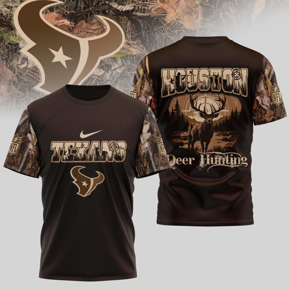 Houston Texans | Premium NFL Deer Hunting 3D Shirt TD