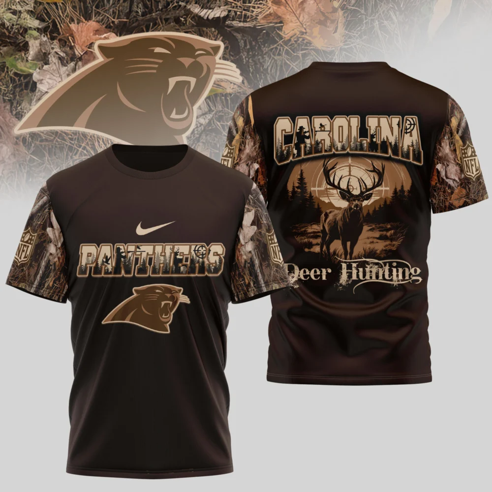 Carolina Panthers | Premium NFL Deer Hunting 3D Shirt TD