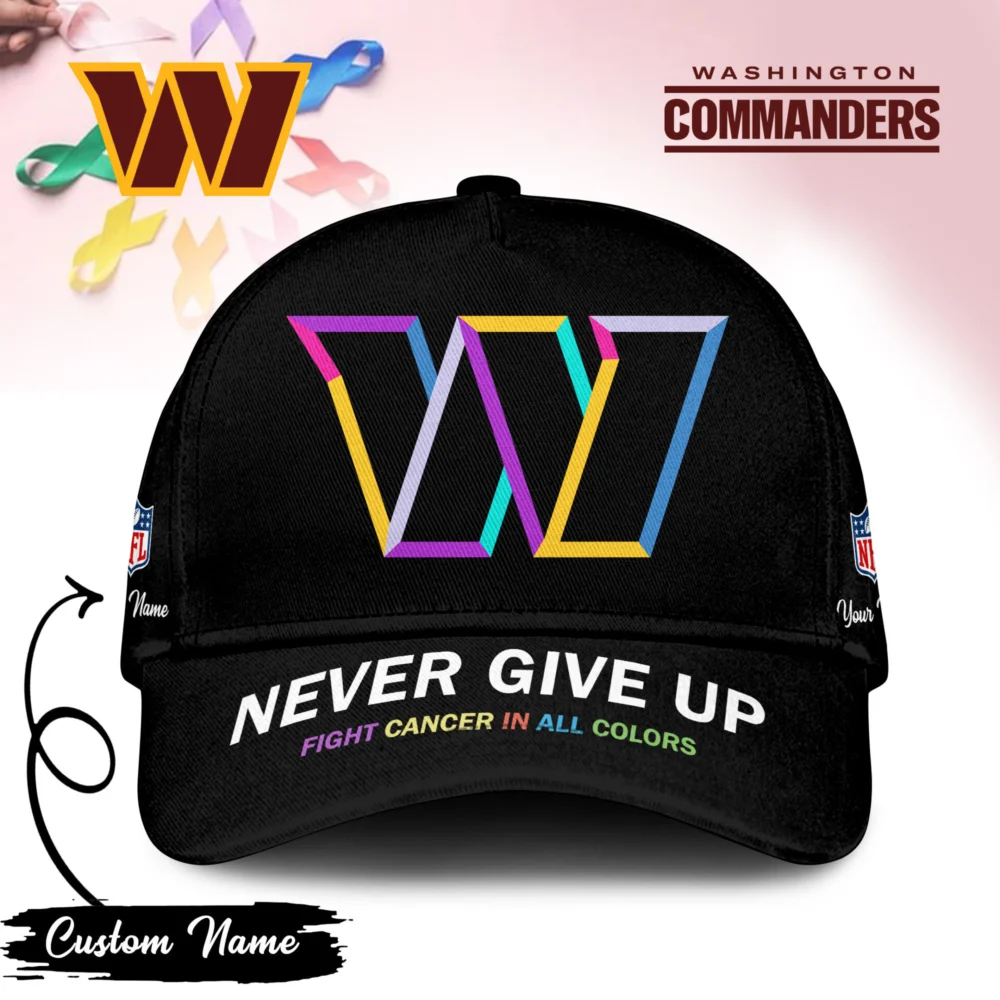 Washington Commanders | PREMIUM CLASSIC CAP FIGHT CANCER IN ALL COLORS TD
