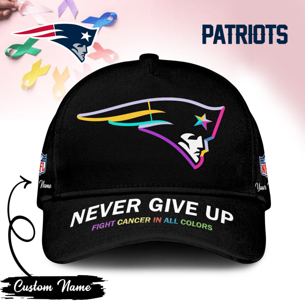 New England Patriots | PREMIUM CLASSIC CAP FIGHT CANCER IN ALL COLORS TD