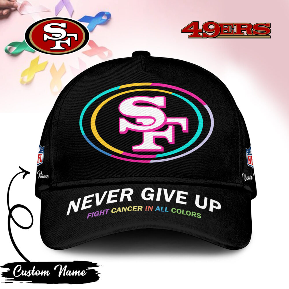 San Francisco 49ers | PREMIUM CLASSIC CAP FIGHT CANCER IN ALL COLORS TD