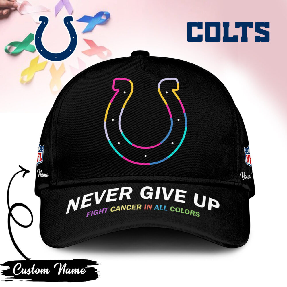 Indianapolis Colts | PREMIUM CLASSIC CAP FIGHT CANCER IN ALL COLORS TD