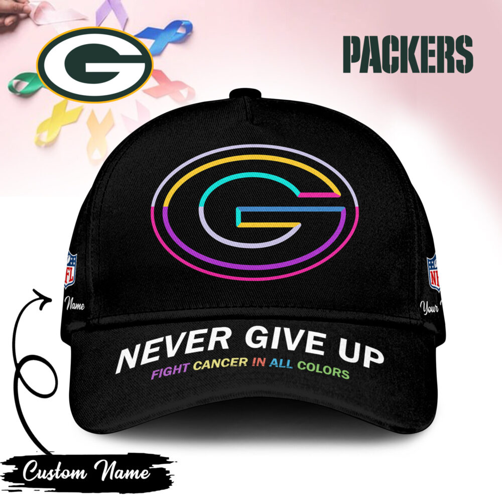 Green Bay Packers | PREMIUM CLASSIC CAP FIGHT CANCER IN ALL COLORS TD