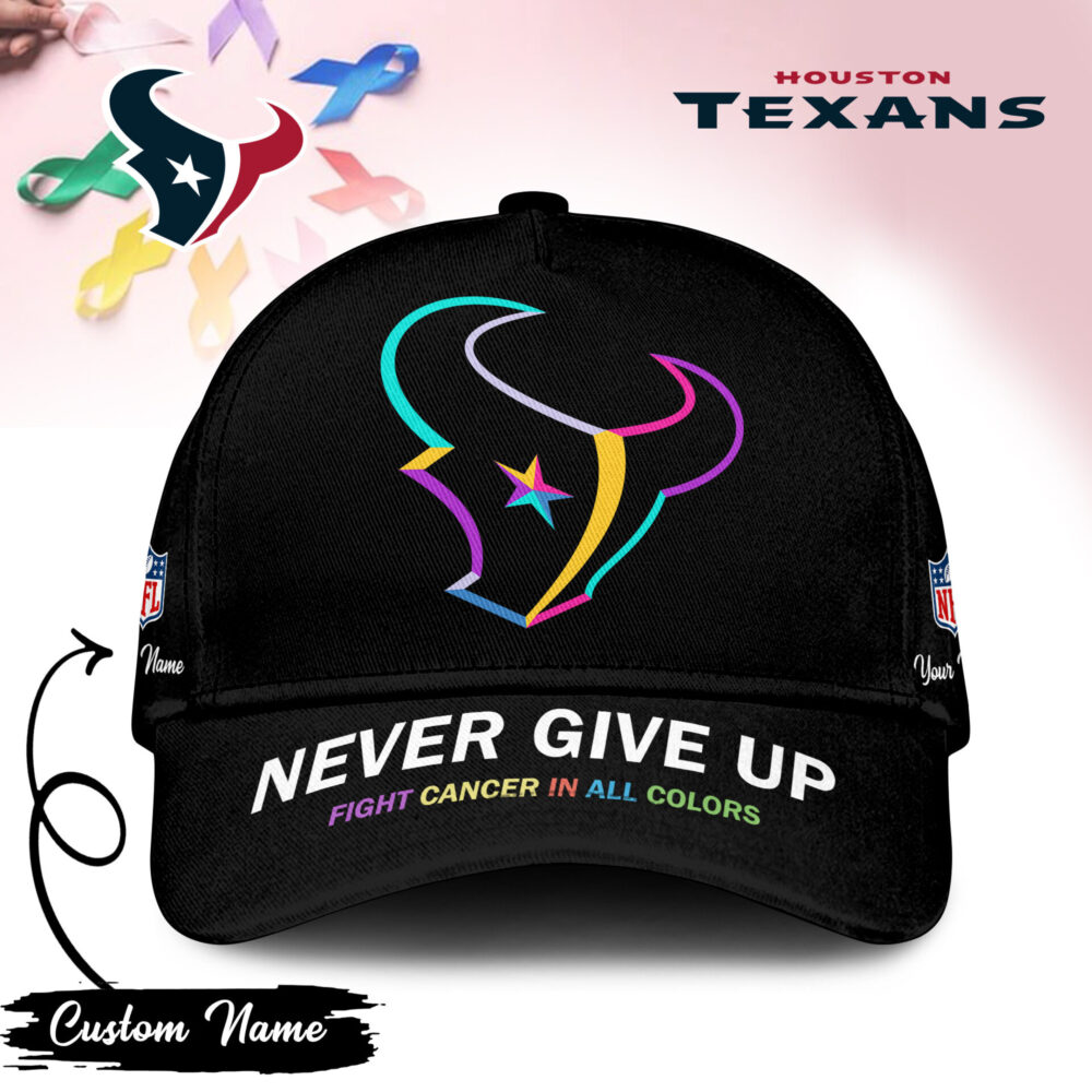 Houston Texans | PREMIUM CLASSIC CAP FIGHT CANCER IN ALL COLORS TD