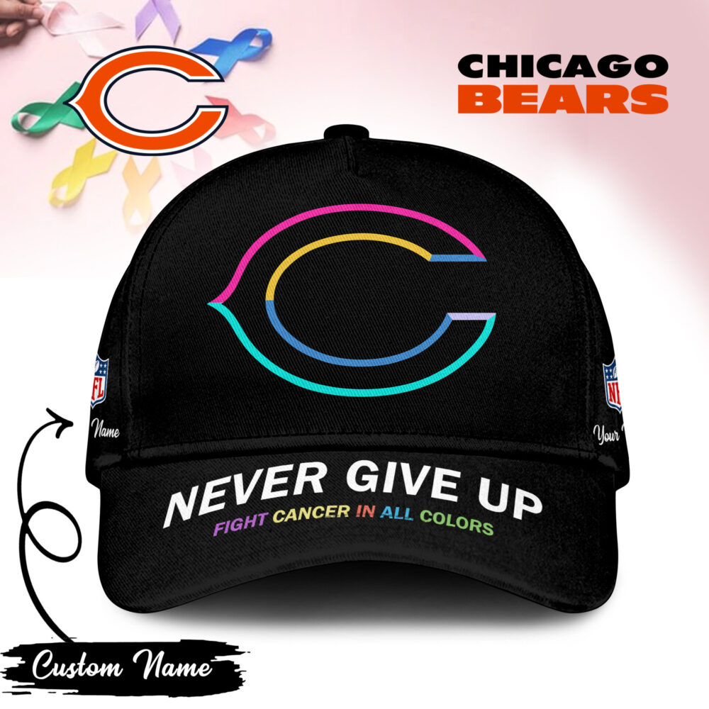 Chicago Bears | PREMIUM CLASSIC CAP FIGHT CANCER IN ALL COLORS TD