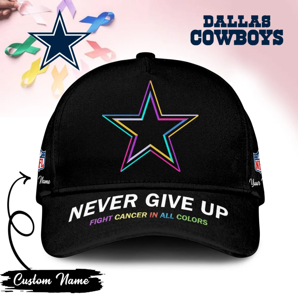Dallas Cowboys | PREMIUM CLASSIC CAP FIGHT CANCER IN ALL COLORS TD