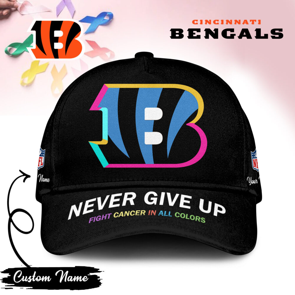 Cincinnati Bengals | PREMIUM CLASSIC CAP FIGHT CANCER IN ALL COLORS TD