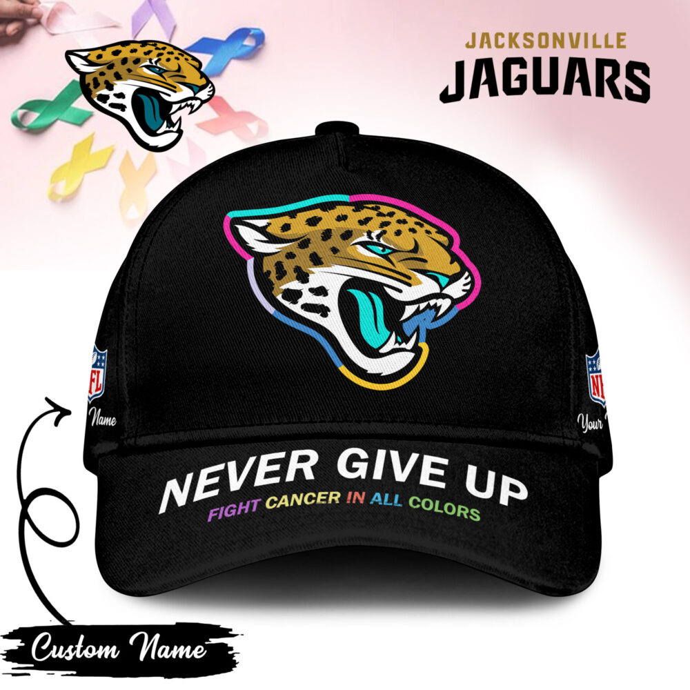Jacksonville Jaguars | PREMIUM CLASSIC CAP FIGHT CANCER IN ALL COLORS TD