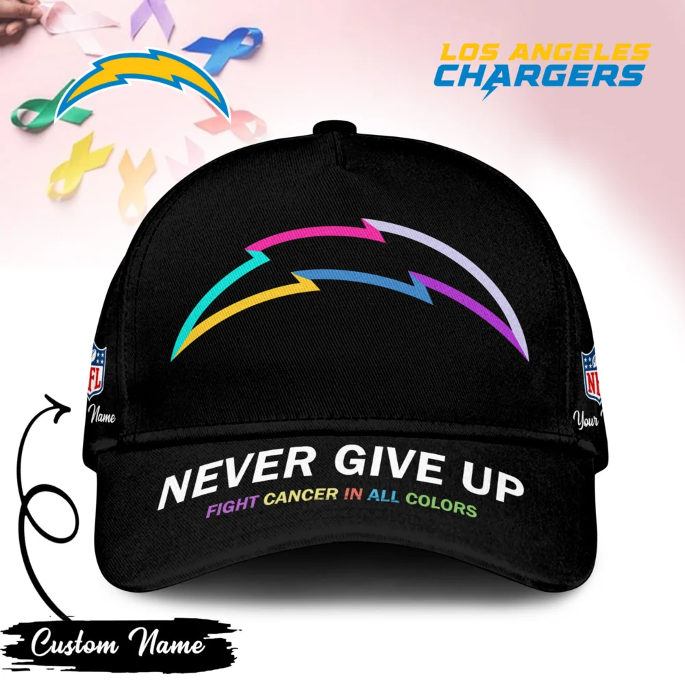 Los Angeles Chargers | PREMIUM CLASSIC CAP FIGHT CANCER IN ALL COLORS TD