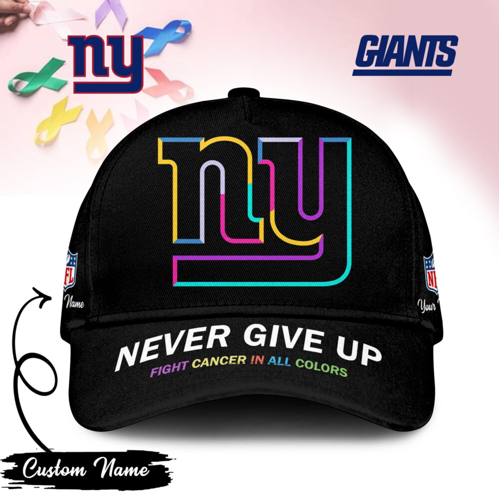 New York Giants | PREMIUM CLASSIC CAP FIGHT CANCER IN ALL COLORS TD