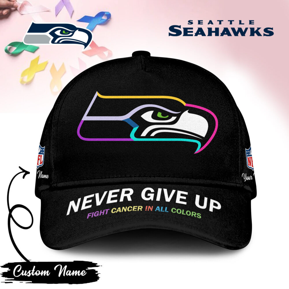 Seattle Seahawks | PREMIUM CLASSIC CAP FIGHT CANCER IN ALL COLORS TD