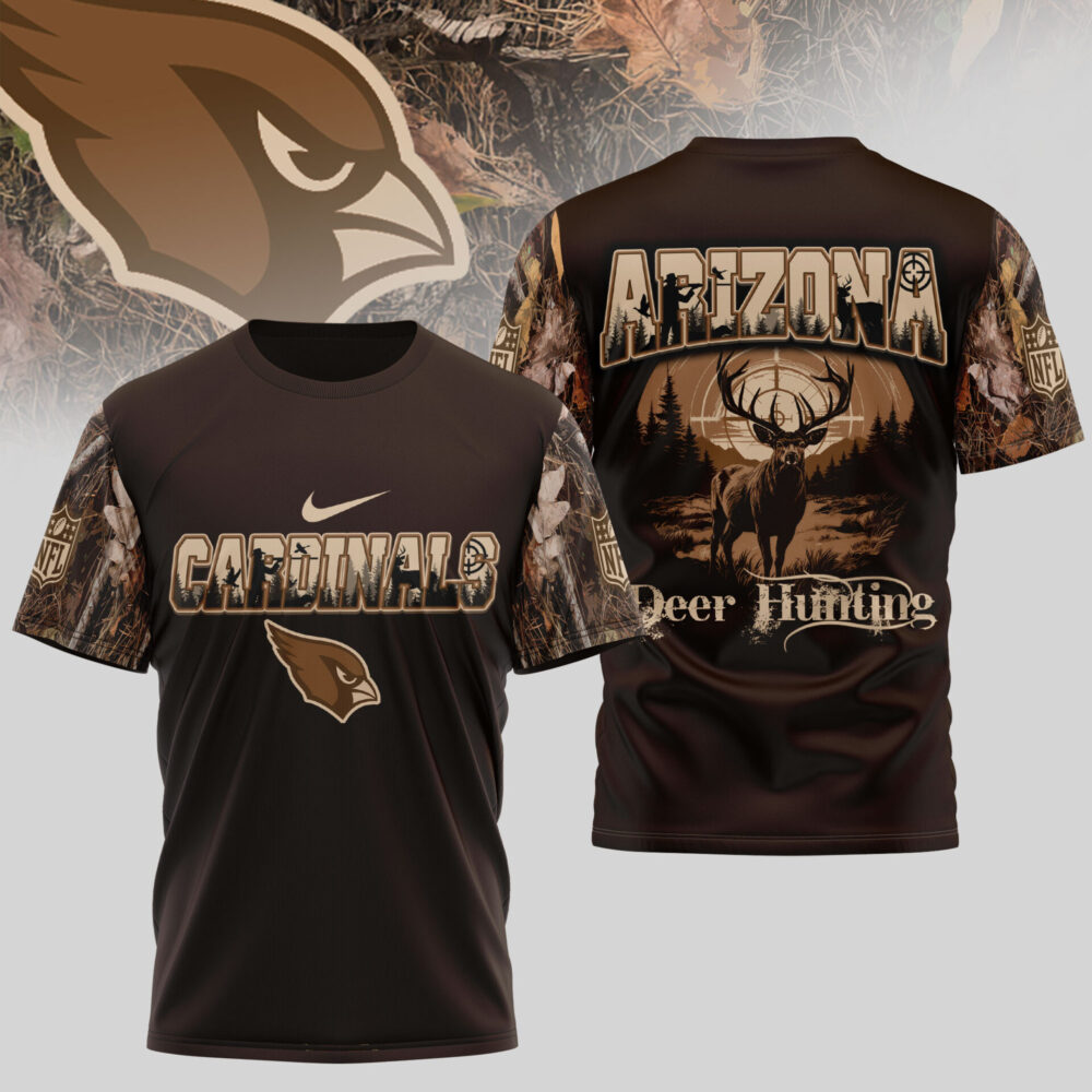 Arizona Cardinals | Premium NFL Deer Hunting 3D Shirt TD