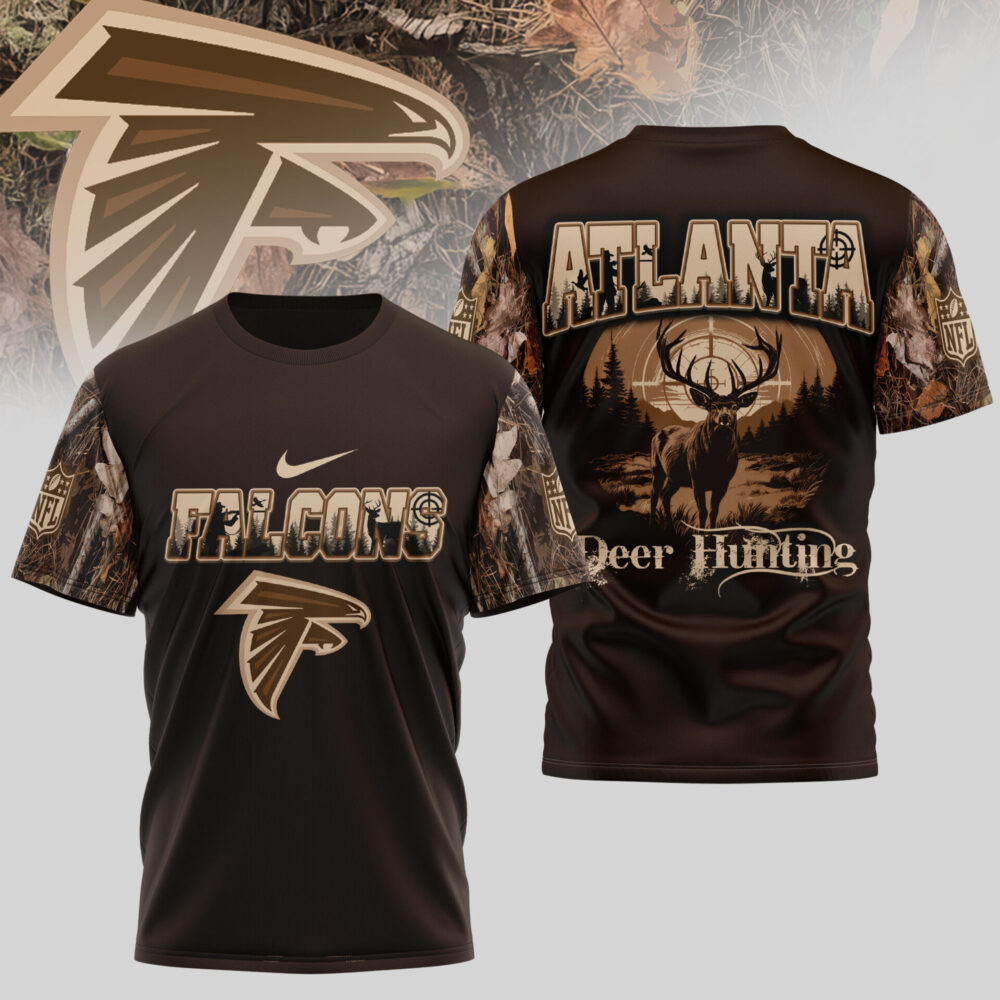 Atlanta Falcons | Premium NFL Deer Hunting 3D Shirt TD