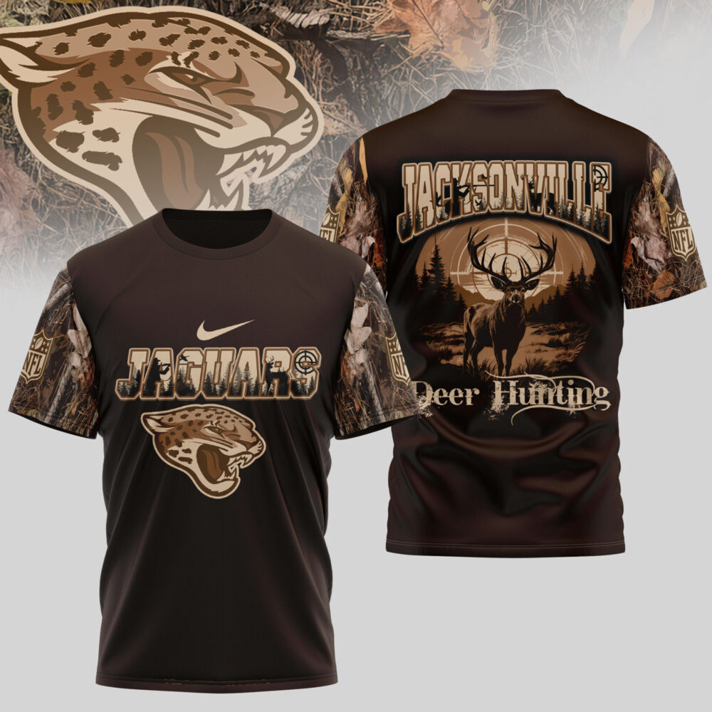 Jacksonville Jaguars | Premium NFL Deer Hunting 3D Shirt TD