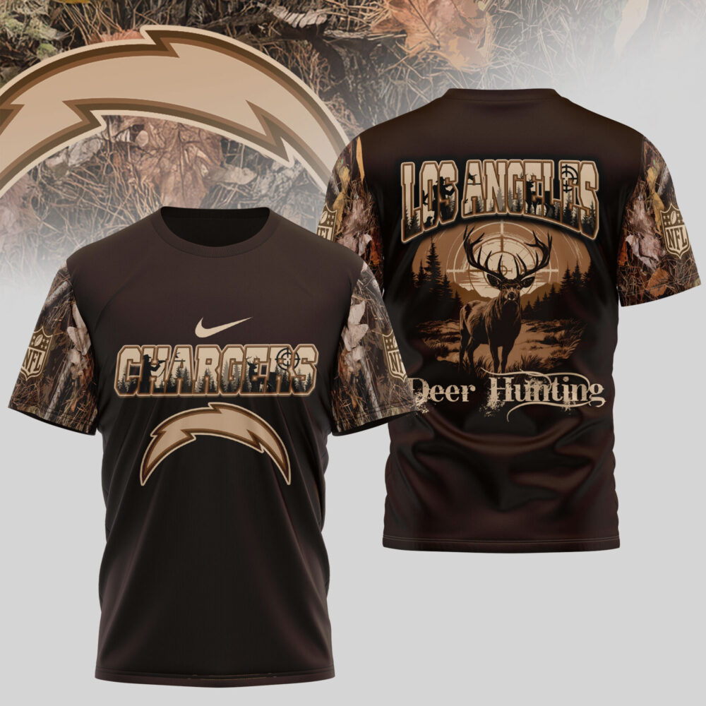 Los Angeles Chargers | Premium NFL Deer Hunting 3D Shirt TD