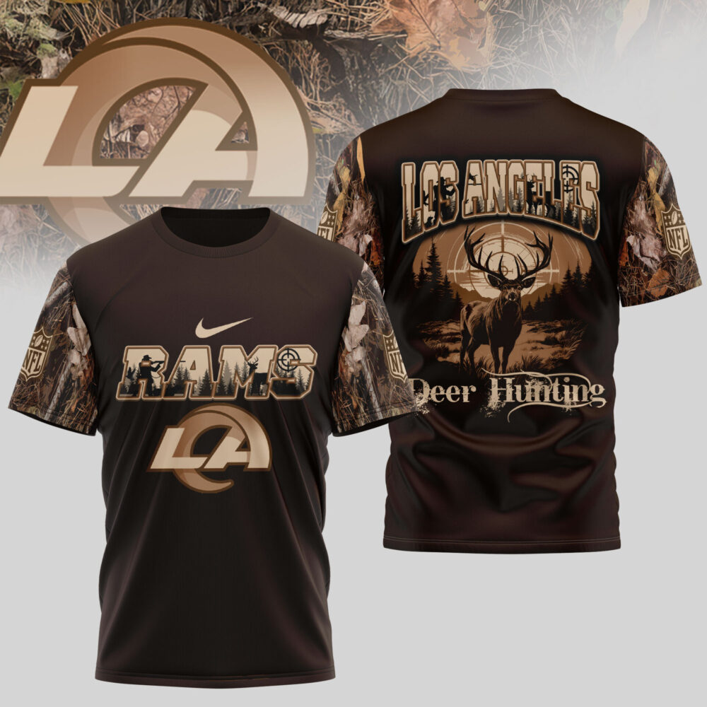 Los Angeles Rams | Premium NFL Deer Hunting 3D Shirt TD