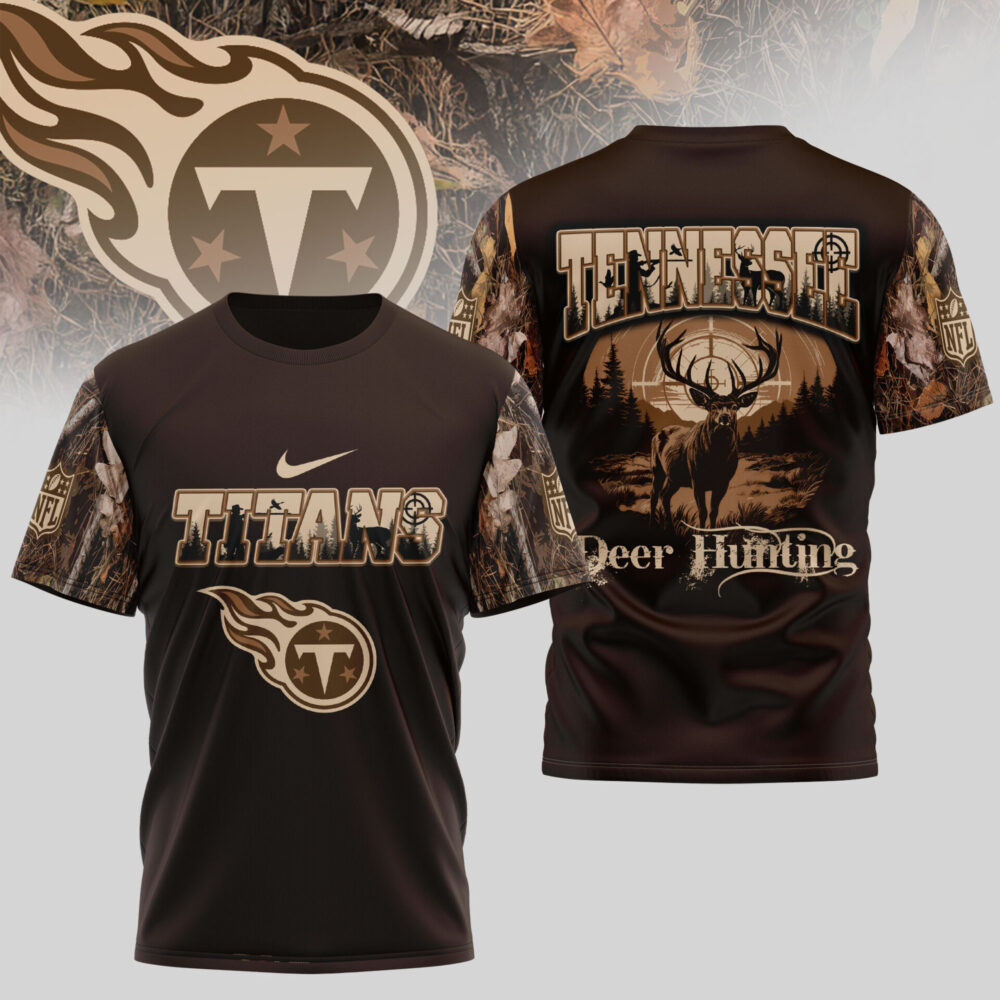 Tennessee Titans | Premium NFL Deer Hunting 3D Shirt TD