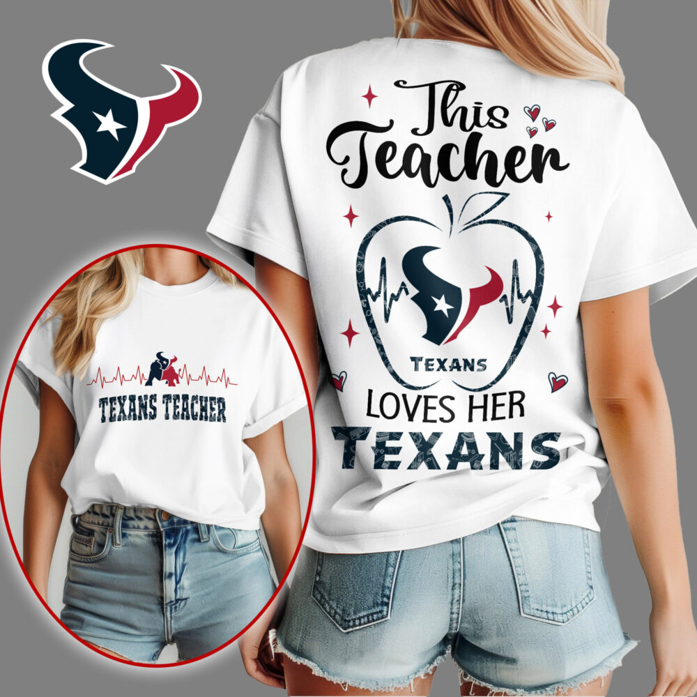 Houston Texans | Premium Teacher Appreciation Month Women Shirt NY