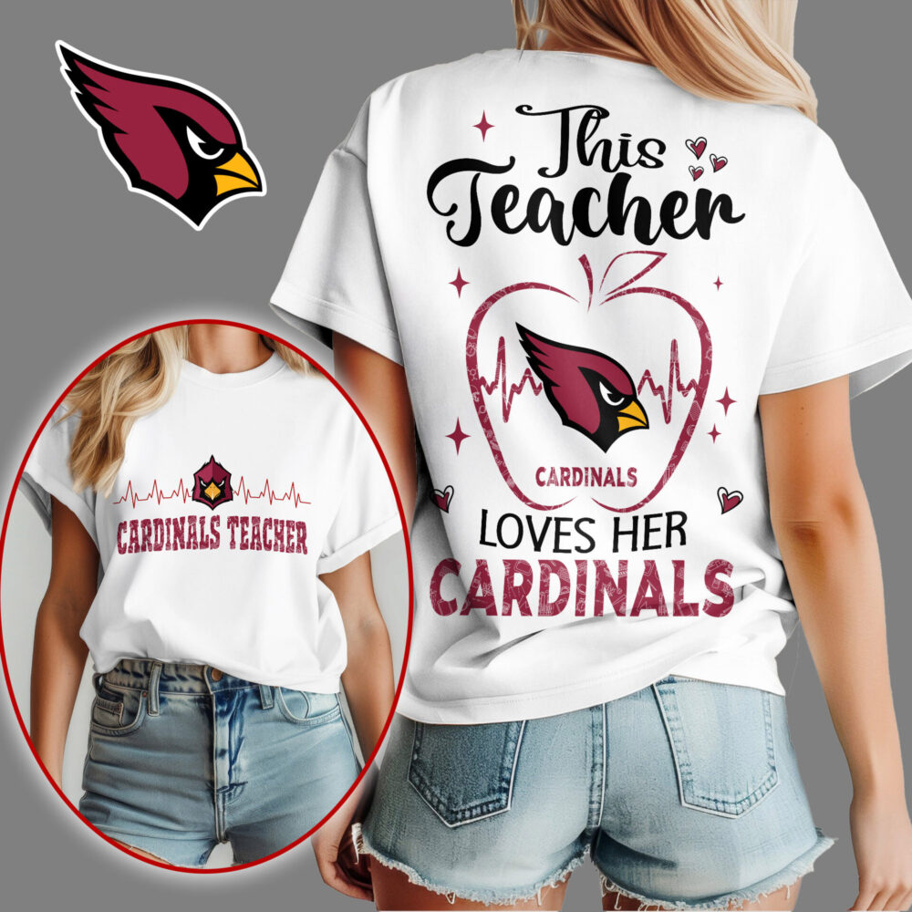 Arizona Cardinals | Premium Teacher Appreciation Month Women Shirt NY