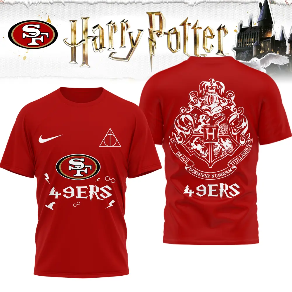 San Francisco 49ers | Premium NFL x Harry Potter 3D Shirt HI