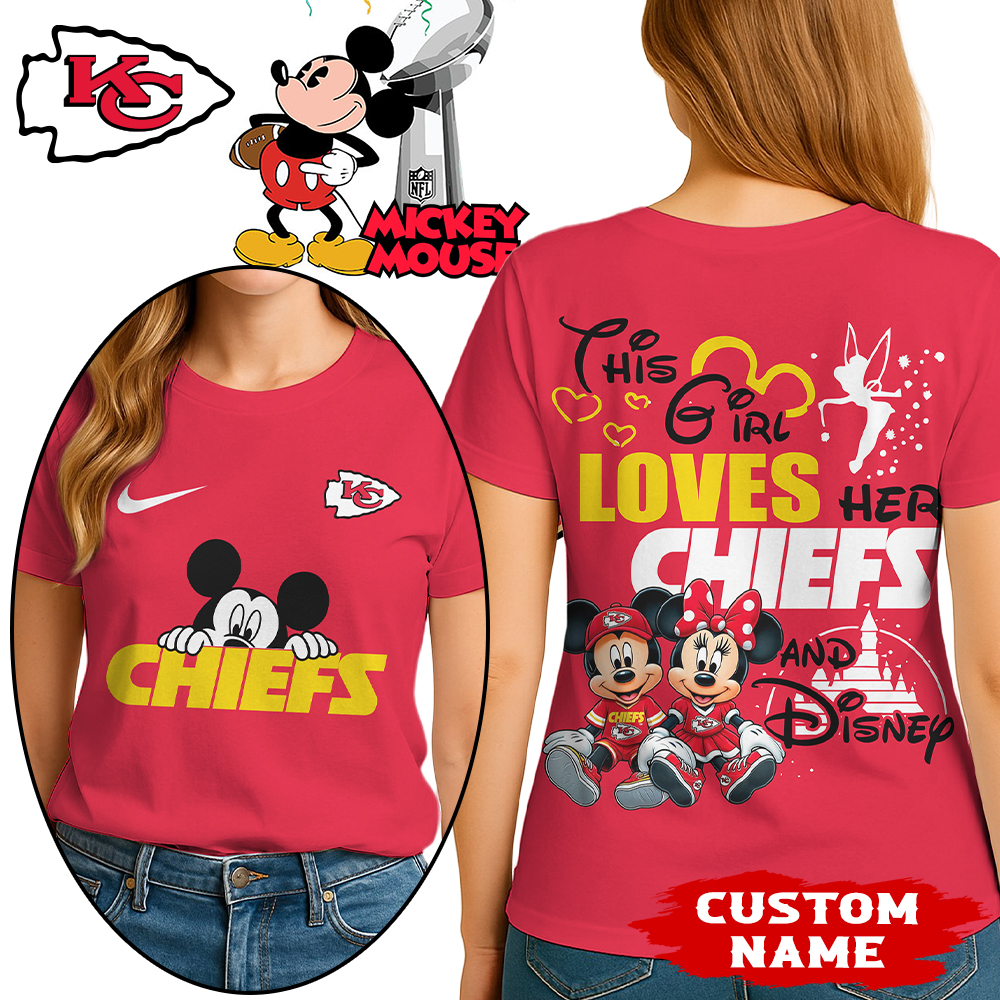 Kansas City Chiefs | Premium NFL Mickey Shirt HI - Red