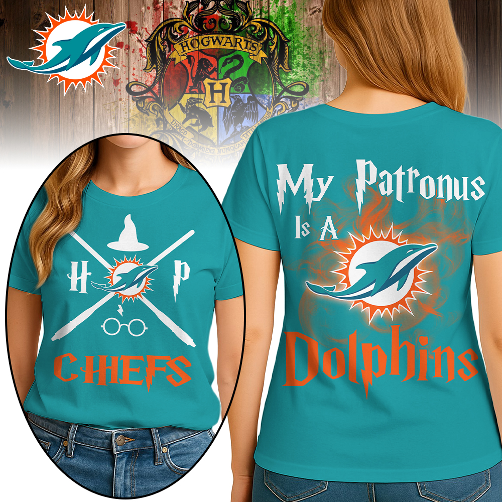 Miami Dolphins | Premium NFL and Harry Potter Fan Shirt HI