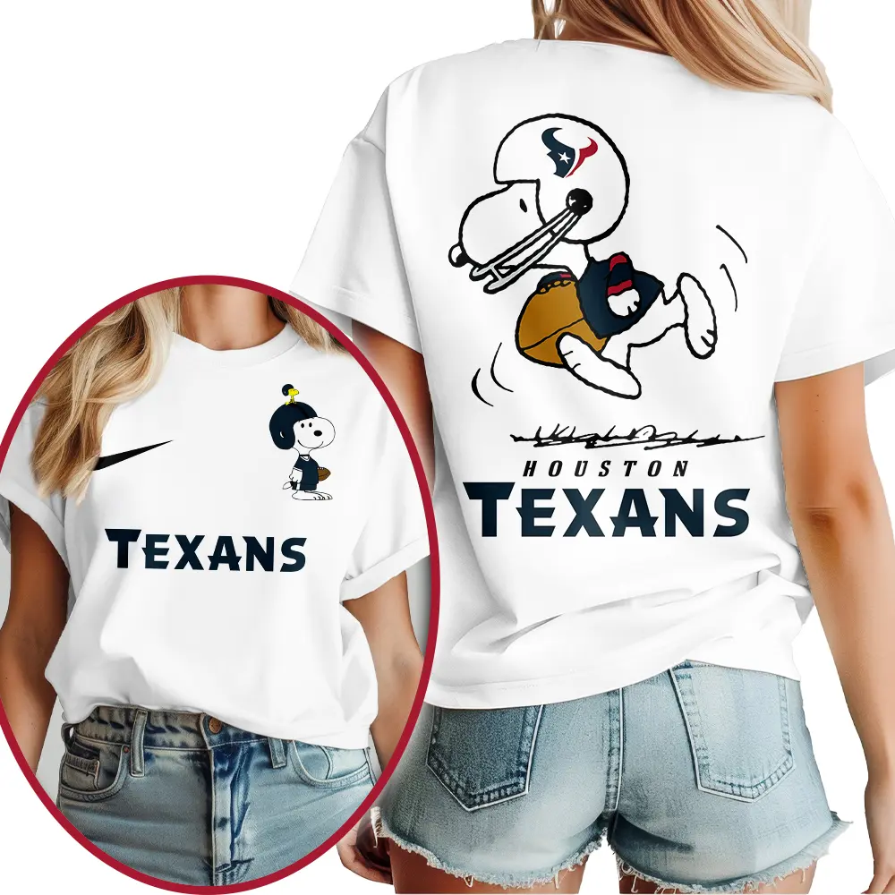 Houston Texans | Premium NFL x Peanuts 3D Shirt HI