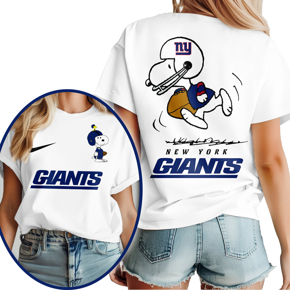New York Giants | Premium NFL x Peanuts 3D Shirt HI