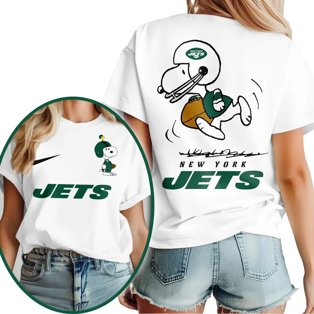 New York Jets | Premium NFL x Peanuts 3D Shirt HI