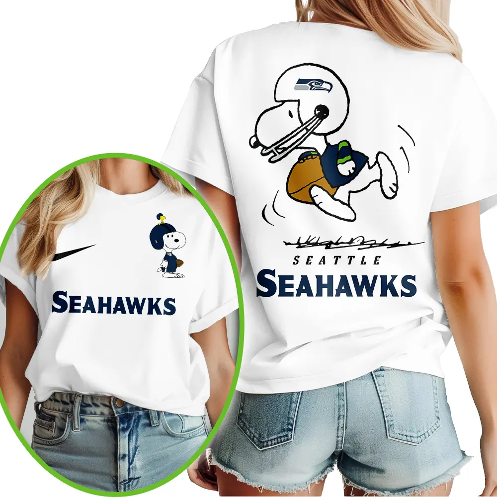 Seattle Seahawks | Premium NFL x Peanuts 3D Shirt HI